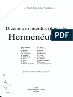 Hermeneutica Diccionario Decosntruccion Dialectica Discurso