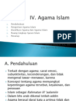 IV. Agama Islam