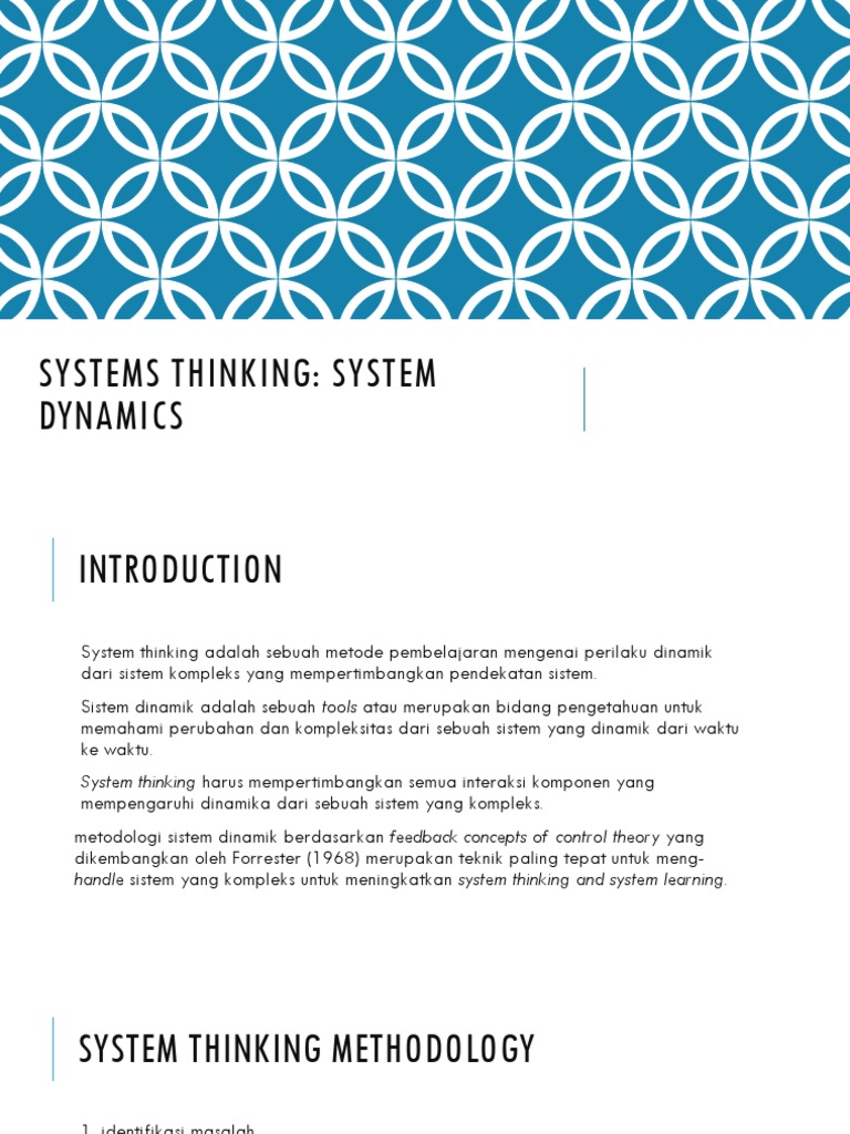 Systems Thinking | PDF