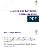 Classical and Keynesian Macro Analysis