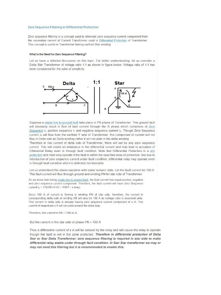 Zero Sequence Filtering | PDF | Algorithms | Signal Processing