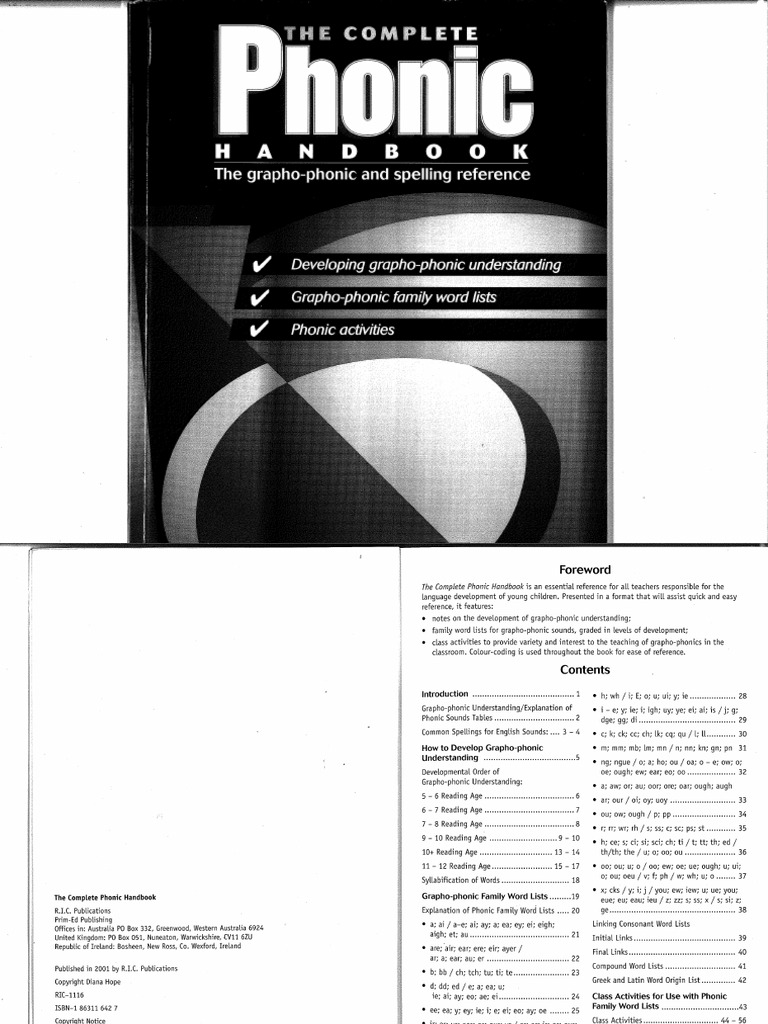 (Diana Hope) The Complete Phonic Handbook PDF