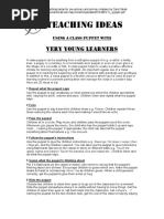 Puppet Show Planning Workbook | PDF | Puppetry | Entertainment