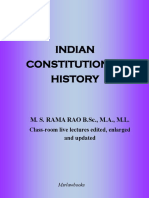 Indian Constitutional History: M. S. RAMA RAO B.SC., M.A., M.L