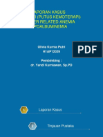 Laporan Kasus Ca Recti (Putus Kemoterapi) Cancer Related Anemia Hipoalbuminemia