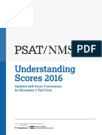 2016 PSAT NMSQT Answers and Score Conversion