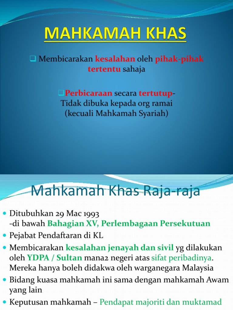 Membicarakan Oleh Sahaja Secara - Tidak Dibuka Kepada Org Ramai 