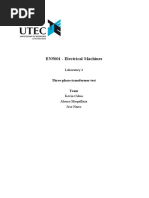 Lab 2 Three-Phase Transformer