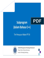 06 Subprogram C++