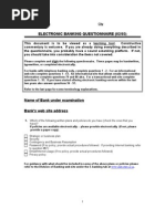 Download Electronic Banking Questionnaire by kinjal_dalal SN39186334 doc pdf