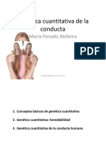 Tema 3. Genética Cuantitativa de La Conducta PDF