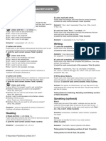 Diagnostic Test: Unit 6 Test - Teacher'S Notes