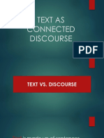 Text in Connected Discourse