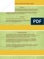 Desalojo Por Ocupación Precariadiapositivas Actual