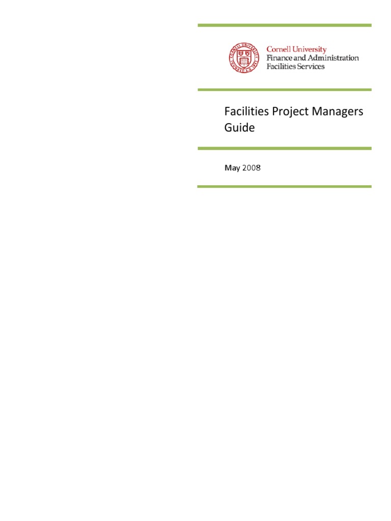 Facilities Management Mobilization Plan PDF PDF Project Management