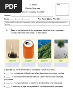 Prueba Recursos y Desechos