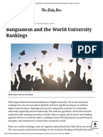 Bangladesh and The World University Rankings PDF