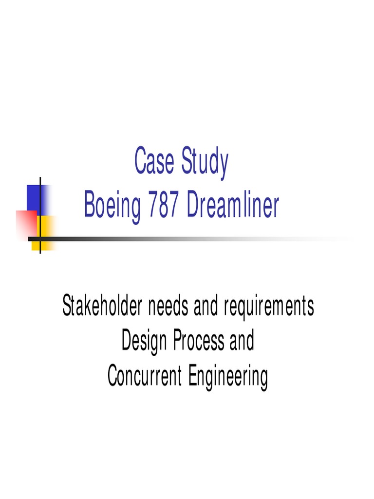 boeing 787 development case study