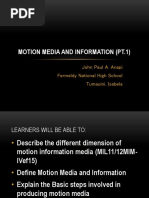 Motion Media and Information (Pt