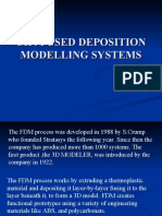  Fused Deposition Modelling Systems