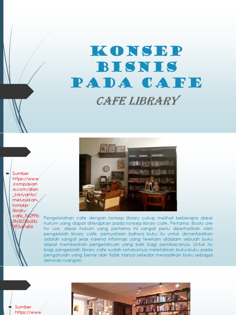 Konsep Bisnis Pada Cafe