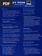 Guy Peer Software Engineer CV