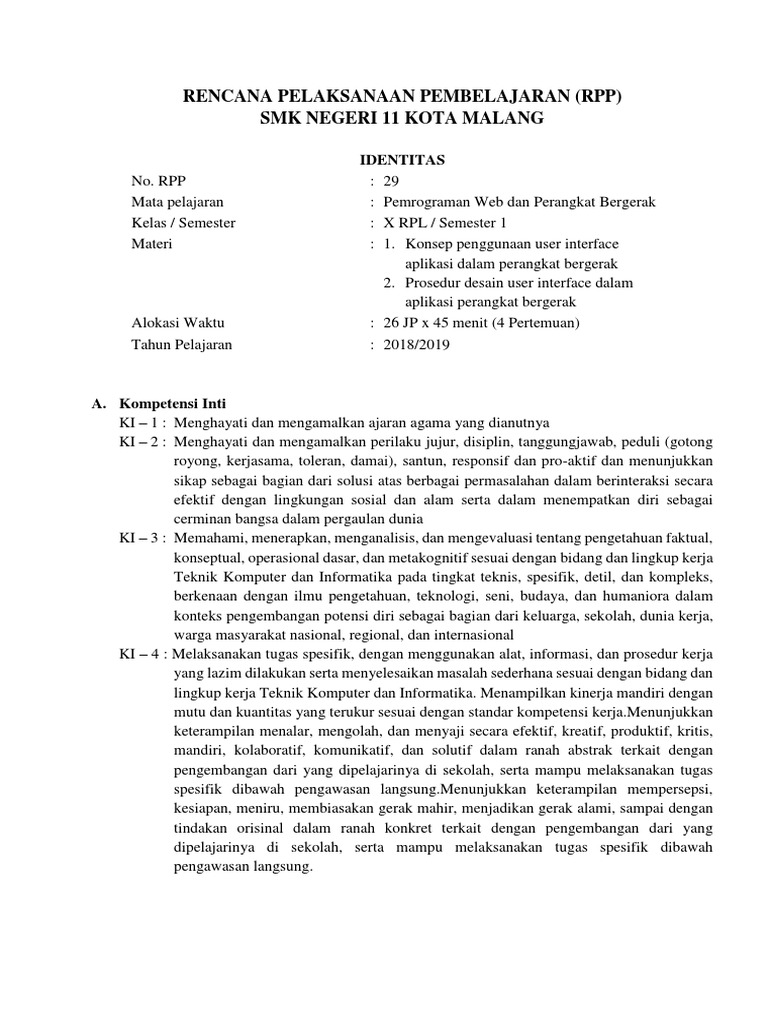 Soal Pemrograman Web Dan Perangkat Bergerak Kelas Xi Guru Galeri