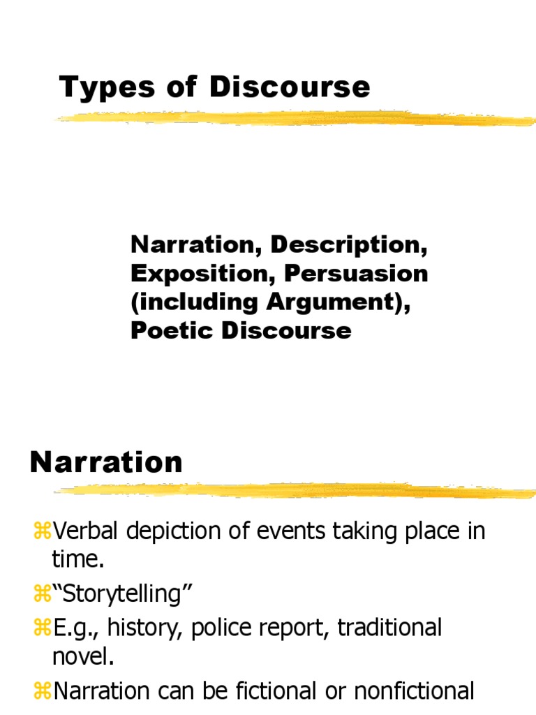 May8 Typesofdiscourse | PDF