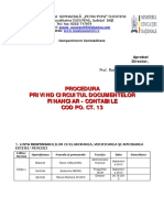 Procedura Privind Inregistrarea Contabila in Proiecte