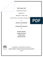 "Mini Project Title": A Mini Project Report Submitted To University of Pune, Pune