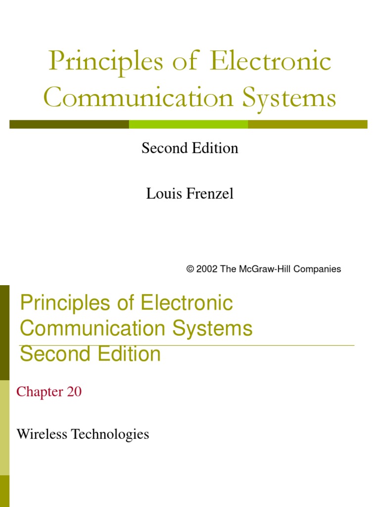 Principles of Electronic Communication Systems Second Edition PDF