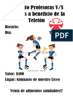 Afiche Futbol Mujeres