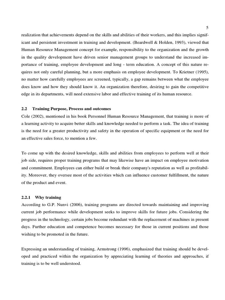 Importance of Employee Training Programs | PDF | Employment | Human ...