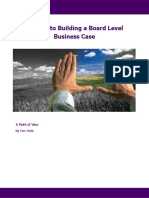 POV - 7 Steps To Building A Board Level Business Case