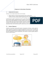 Section 7 - Worker Exposure To Hazardous Chemicals: Basic H&S Guidelines