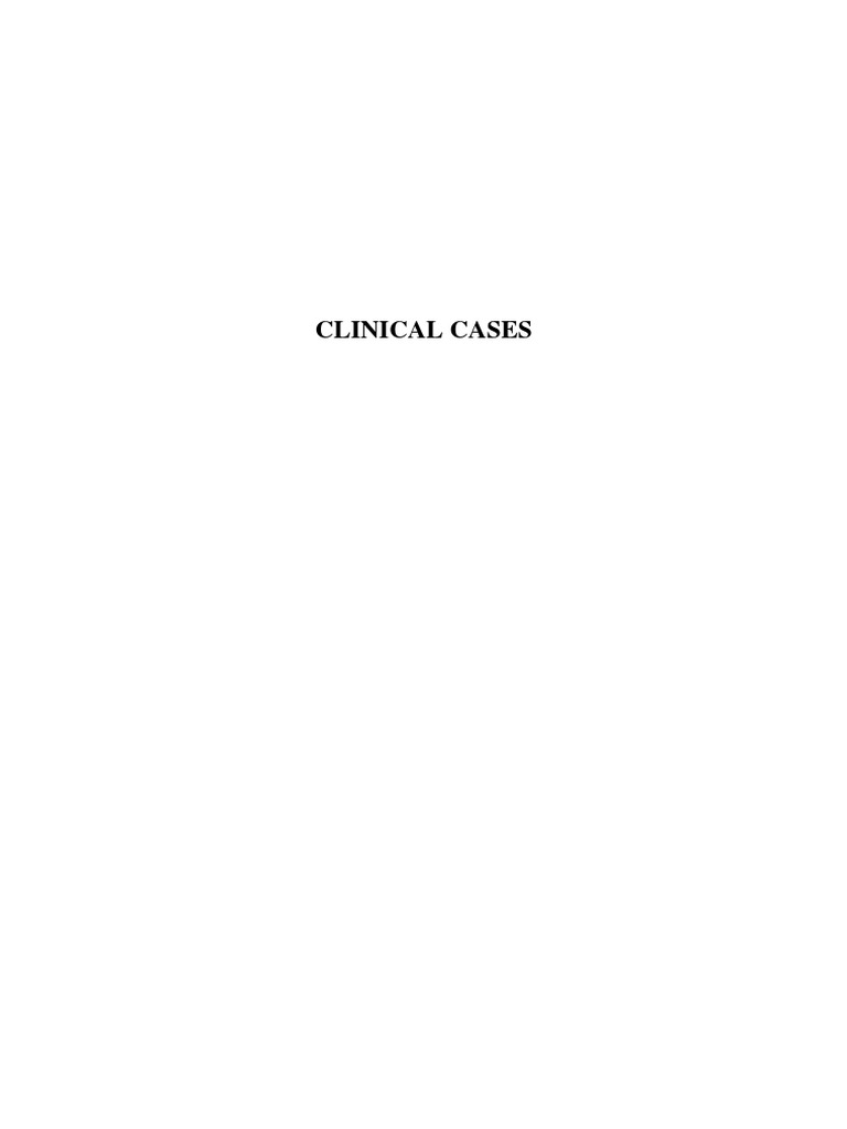 Clinical Cases Pdf Glaucoma Human Eye
