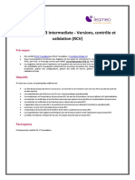 Itil v3 Intermediate Versions Controle Et Validation