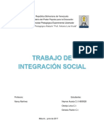 Integracion Social Trabajo 1