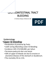 Gastrointestinal Tract Bleeding: DR Stefanus Nangoi, M.Biomed, SPB