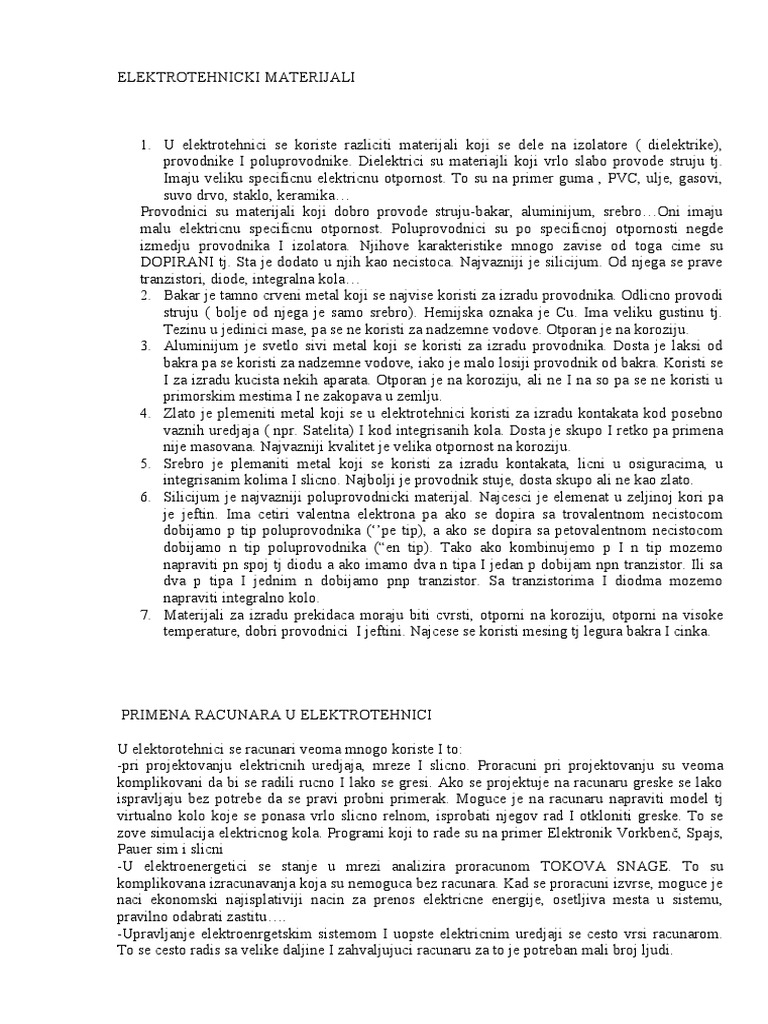 Materijali I Primena Racunara | PDF