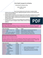 2018-19 Ela Middle School PD Plan