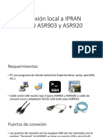 Conexión Local A Ipran Cisco Asr903 y Asr920