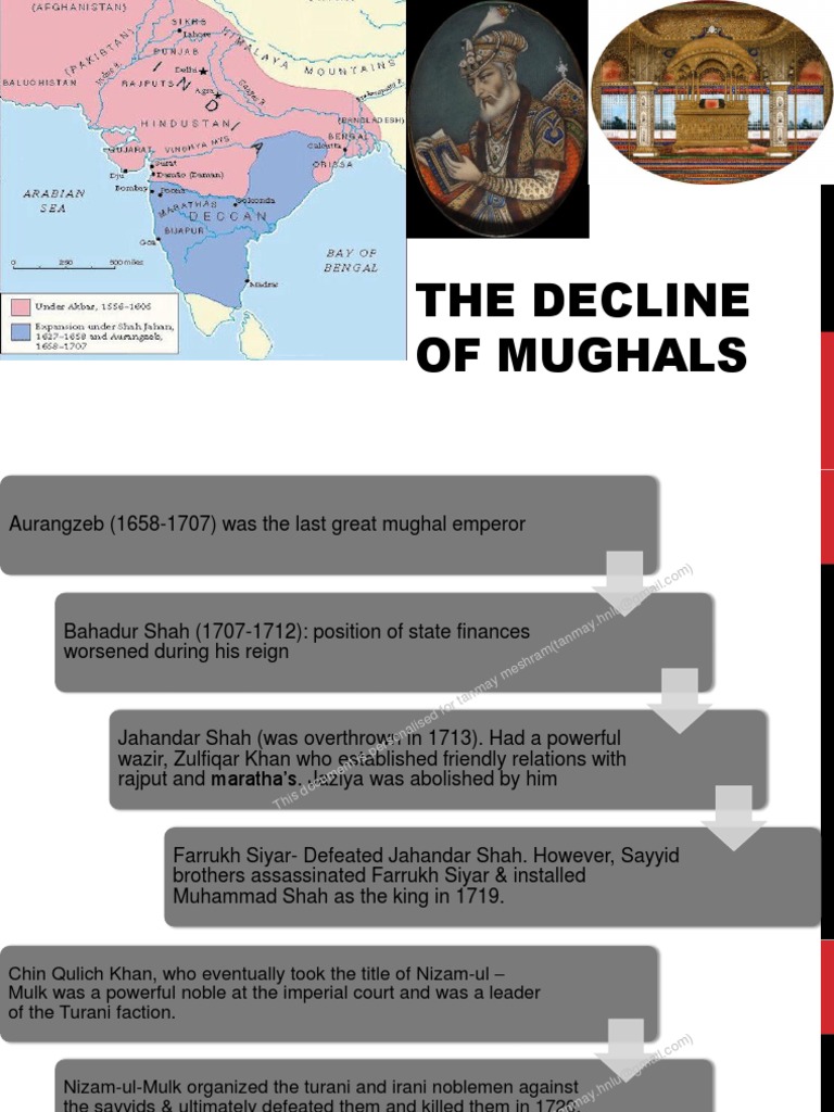 6746 0 Decline of Mughals PDF | PDF | Mughal Empire | South Asia