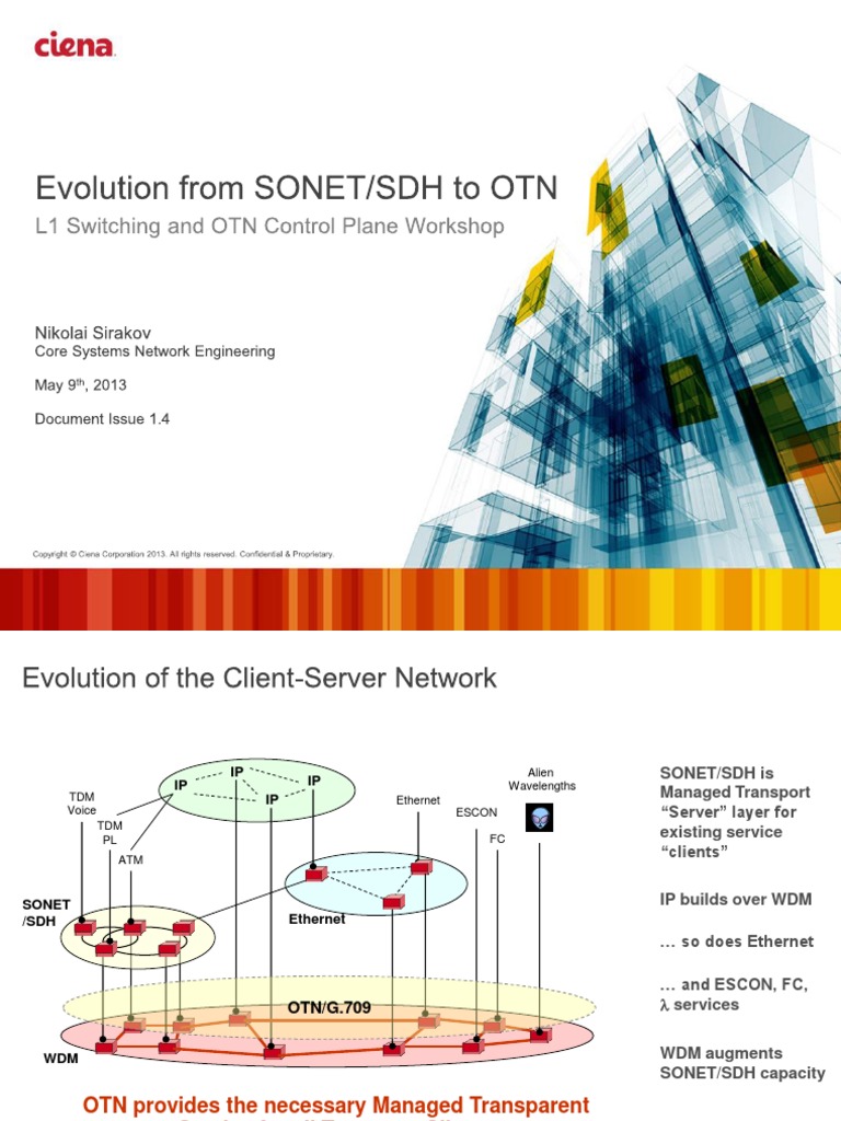 Evolution From Sonet-Sdh To Otn - Atlanta | PDF | Wavelength Division ...