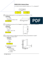 Ejercicios Calculo de Masas