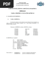 Apostila química EAD