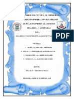 Escuela Superior Politécnica de Chimborazo Facultad de Administración de Empresas Escuela Ingeniería de Empresas Desarrollo Sostenible