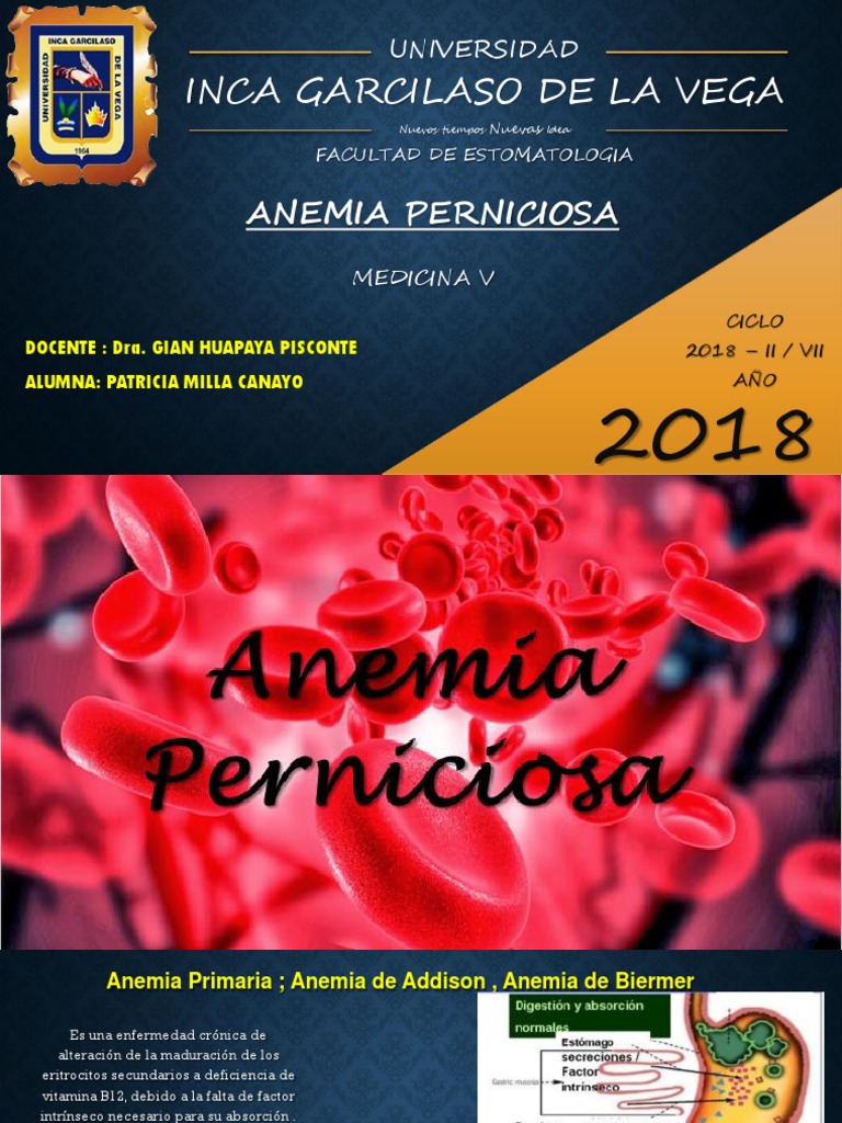 Anemia Ferropenica PDF Anemia Vitamina B12
