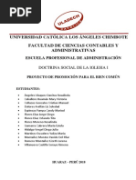 Proyecto Ppbc 2018-2 Doctrina Social