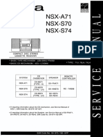 Aiwa CX-NS70, NSX-A71, NSX-S70, NSX-S74 Mini Combo PDF